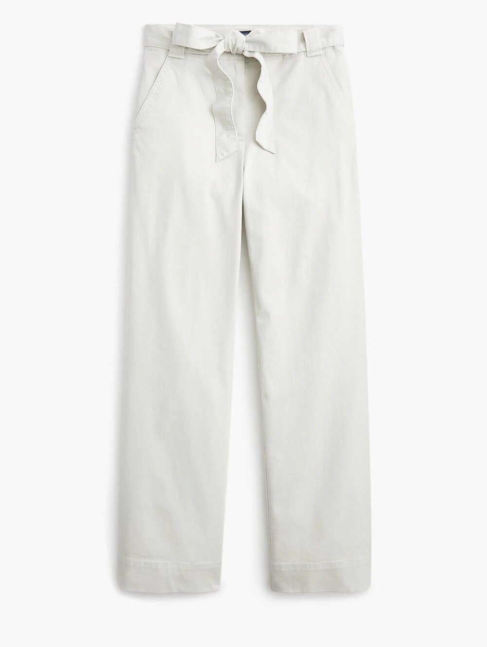 NWT Twill wide-leg tie-waist chino pant